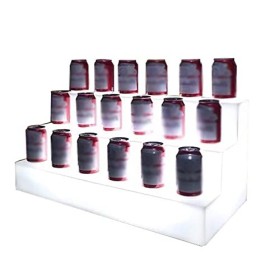 Umaxa Présentoir à Bouteilles LED, présentoir Lumineux à LED pour Armoire à vin, Anti-Chute, Bar créatif, vin étranger, Cockt