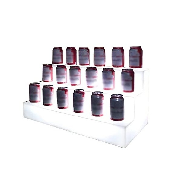 Umaxa Présentoir à Bouteilles LED, présentoir Lumineux à LED pour Armoire à vin, Anti-Chute, Bar créatif, vin étranger, Cockt