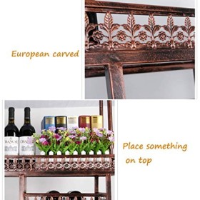 Casier à vin de Bar Flottant casiers à vin, Support de Verre à vin Suspendu, casier à Bouteilles de vin, casier à Bouteilles 