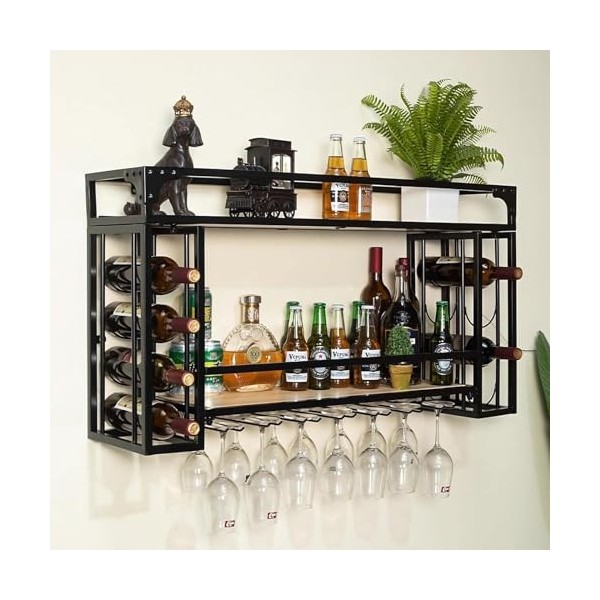 Casier à Vin Sur Pied,avec Support En Verre,casier à Vin,casier à Vin Européen,casier à Bouteilles De Vin,casier à Vin Au Pla