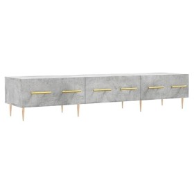 vidaXL Meuble TV Sonoma Gris 150x36x30 cm Bois dingénierie