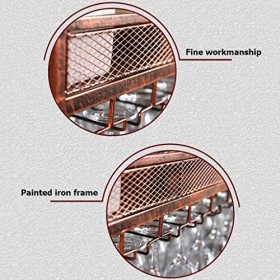 Étagères flottantes pour bar à vin, support mural pour verres à bouteilles, casier à vin rustique, étagère de rangement mural