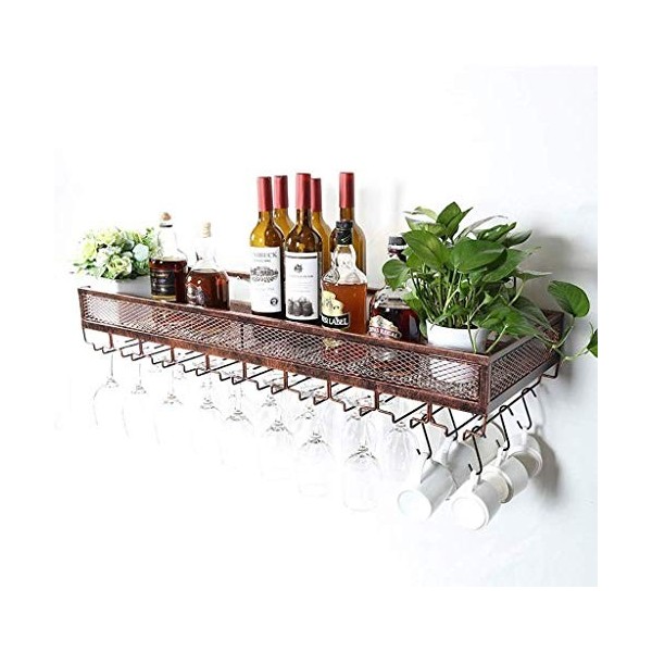 Casier à vin Suspendu casier à Verres à vinHome Barb A 120X35cm 