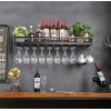 Casier à vin Suspendu casier à Verres à vinHome Barb A 120X35cm 