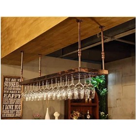 Casier à Verres à vin casier à vin Suspendu pour la décoration du Bar du Salon Stockage Facile à installer80 * 35Cm 80 * 35c