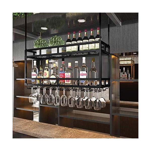 Casier à vin, bar, restaurant, casier à verres à vin, support pour comptoir, créativité à lenvers, support pour verres à pie