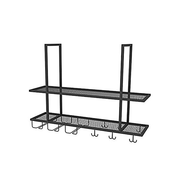 Casier à vin Barre de Fer Cintre à lenvers Support de Verre à vin Suspendu Armoire à vin Support Barre décoration Support de