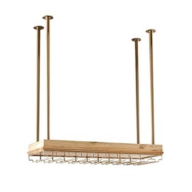 Casier À Vin Organisateur Rack Casier À Vin Cintre en Verre À Vin Suspendu Gobelet Rack À lenvers Accueil Casier À Vin Ornem