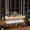 Casier À Vin Organisateur Rack Casier À Vin Cintre en Verre À Vin Suspendu Gobelet Rack À lenvers Accueil Casier À Vin Ornem