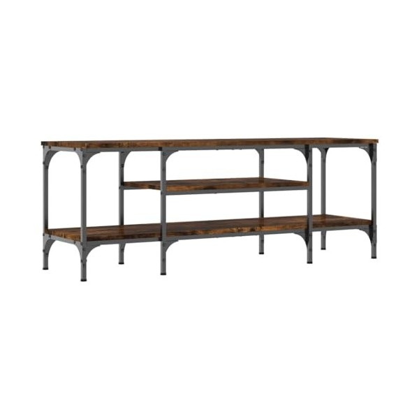 VEEKI Meuble TV, Meuble TV Suspendu, Meuble TV Industriel, Meuble TV Bois, Meuble Chambre, Convient pour Salon ou Chambre, ch
