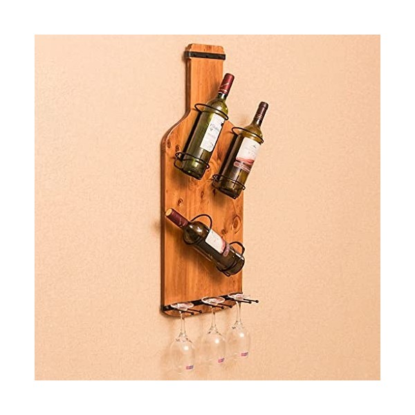 Casier à vin casier à vin mural, casier à vin sur pied, casier à vin en bois massif, casier mural de salon, casier à verres à