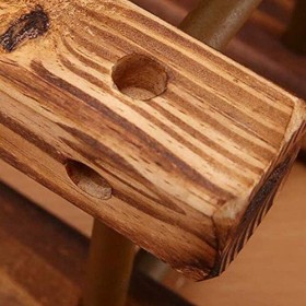 DEUYO Présentoir à Vin en Bambou Casier à Vin de Table Casier à Vin sur Pied Casier à Vin en Bois - Décoration dintérieur Pe