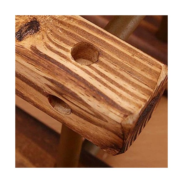 DEUYO Présentoir à Vin en Bambou Casier à Vin de Table Casier à Vin sur Pied Casier à Vin en Bois - Décoration dintérieur Pe