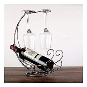 DEUYO Porte-gobelet à vin Rouge Domestique, Ornements créatifs, étagère à Bouteilles de vin à lenvers, décoration de la Mais