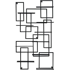 Casier à vin Support Mural créatif Moderne en Fer casier à vin Rouge Suspendu 10 Bouteilles Porte-vin Salon Armoire à vin pré