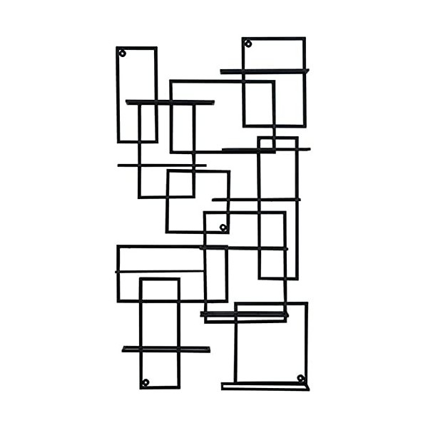 Casier à vin Support Mural créatif Moderne en Fer casier à vin Rouge Suspendu 10 Bouteilles Porte-vin Salon Armoire à vin pré