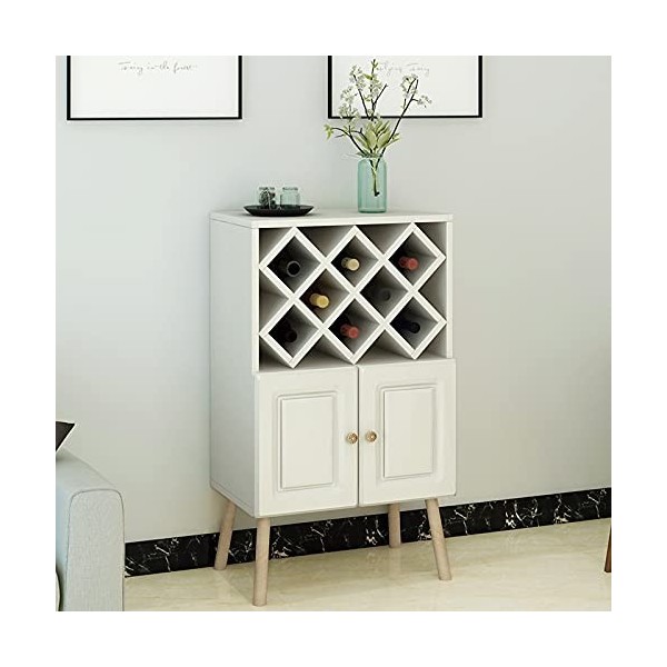 MOOWI Wine Cabinet Armoire à vin, casier à vin sur Pied, casier à vin for Cuisine Domestique, Bar, armoires, Garde-Manger Win