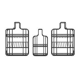 ELLiat Casier à vin Mural pour Bouteilles de vin, étagères flottantes, étagères de Bar, casier à vin Suspendu, gobelet en Ver