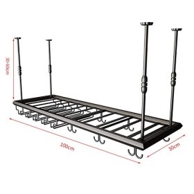 Porte-bouteille de vin casier à vin en métal suspendu, casier à bouteilles de vin en fer/casier à verres à vin suspendu, 2 po