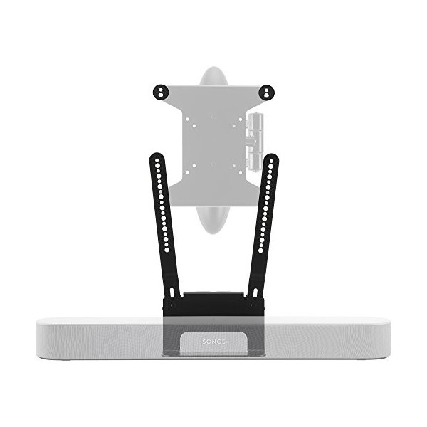 Flexson Fixation pour Sonos Beam sur Un Support Mural TV - Noir
