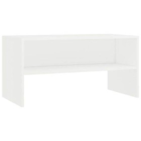 BaraSh Meuble TV Blanc 80 x 40 x 40 cm Aggloméré,Meuble TV,Table TV,Ensemble Meuble TV