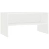 BaraSh Meuble TV Blanc 80 x 40 x 40 cm Aggloméré,Meuble TV,Table TV,Ensemble Meuble TV