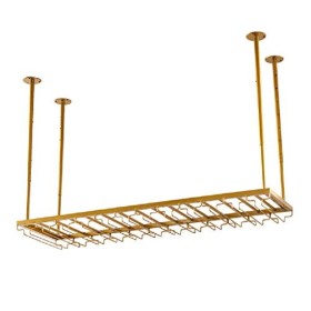 ATHUAH Casier à vin, bar, restaurant, suspendu, casier à verres à vin, support de rangement pour bouteilles de vin suspendu, 