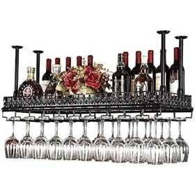 Casier À Vin Casier À Vin De Plafond, Bar, Restaurant, Suspendu, Casier À Verre À Vin, Support À Verre À Vin En Fer Rétro Eur