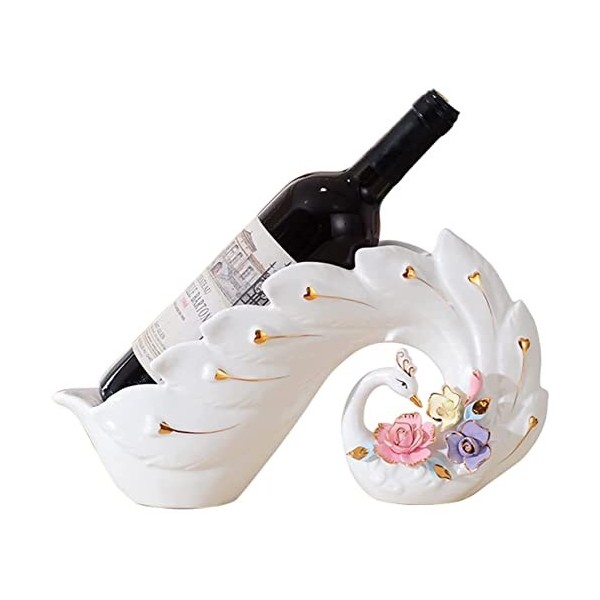 HOLABONITA Casier à vin Paon casier à vin décoration Porte-Bouteille de vin Plateau à vin Salon Armoire à vin Bar décoration 