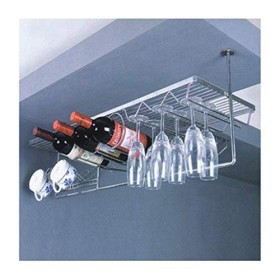 inBEKEA Casier à vin suspendu, tenture murale épaisse épaissie, casier à vin en acier inoxydable, casier à vin, casier à vin,