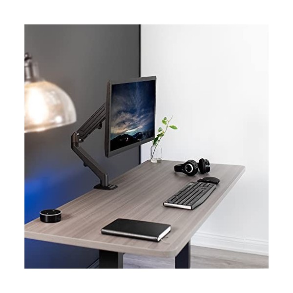 VIVO STAND-V101O Support de Bureau articulé à Ressort pneumatique de 43,2 à 68,6 cm, Compatible avec 1 écran de Moniteur avec