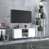 VEEKI Meuble TV, Meuble TV Suspendu, Meuble, Meuble TV avec Rangement，Meuble Industriel, Convient pour Salon ou Chambre, avec