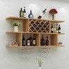 EVXOIJMS Casier à vin en Bois Armoire à vin, casier à vin Mural Simple et Moderne, casier à vin décoratif, casier à vin en Tr