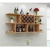 EVXOIJMS Casier à vin en Bois Armoire à vin, casier à vin Mural Simple et Moderne, casier à vin décoratif, casier à vin en Tr