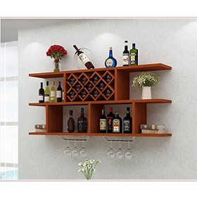 EVXOIJMS Casier à vin en Bois Armoire à vin, casier à vin Mural Simple et Moderne, casier à vin décoratif, casier à vin en Tr