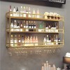 Casier à vin autoportant, casier à vin Mural Moderne avec Support en Verre – Étagères flottantes élégantes pour Bar, Cuisine 