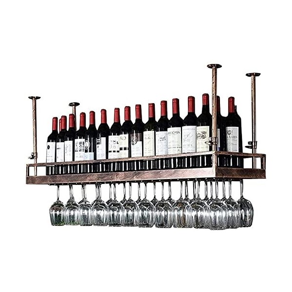 AARONG Casier à vin autoportant, casier à vin Mural, casier à vin Suspendu au Plafond, casier à vin Mural à Hauteur réglable,