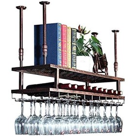 Casiers à vin autoportants Armoires Porte-vin mural Casier à vin en métal fixé au mur, porte-bouteille de vin, verres à pied,