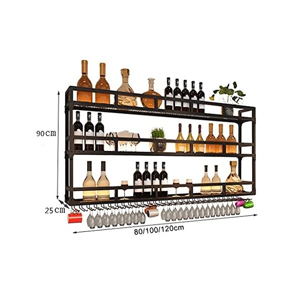 Casier à vin Organisateur Rack Casier À Vin Lumière Tenture Murale Armoire À Vin Bar Comptoir Décoration De Fond Casier À Ver