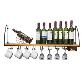 Casier à vin Mural | Support en Verre | Magasin de Stockage en liège Rouge, Blanc, Champagne | Support de Stockage | Casier à