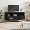 WREWING Meuble TV,Bas Table TV Support de Télévision en Bois pour Salon Chambre Salle à Manger,Support pour Téléviseur Jusqu’