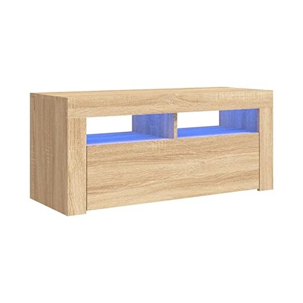 VEEKI Meuble TV, Meuble TV Suspendu, Meuble télé, Meuble TV Industriel, Meuble Chambre, Convient pour Salon ou Chambre, Meubl