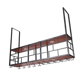 Casier à vin Organisateur Rack Casier à vin Style Simple Porte-Verre à vin À lenvers Suspendu Casier à Verre à vin Décoratio