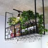 Casier à vin Organisateur Rack Casier à vin Style Simple Porte-Verre à vin À lenvers Suspendu Casier à Verre à vin Décoratio