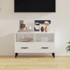 VEEKI Meuble TV, Meuble TV Suspendu, Meuble TV Industriel, Meuble TV Bois, Meuble Chambre, Convient pour Salon ou Chambre, Bl