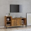 VEEKI Meuble TV, Meuble TV Suspendu, Meuble TV Industriel, Meuble TV Bois, Meuble Chambre, Convient pour Salon ou Chambre, Ch