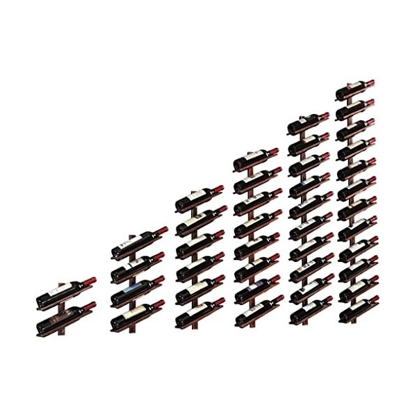 Casier à vin Mural en Fer forgé pouvant être empilé obliquement, Support à Bouteilles de vin Simple européen, présentoir déco