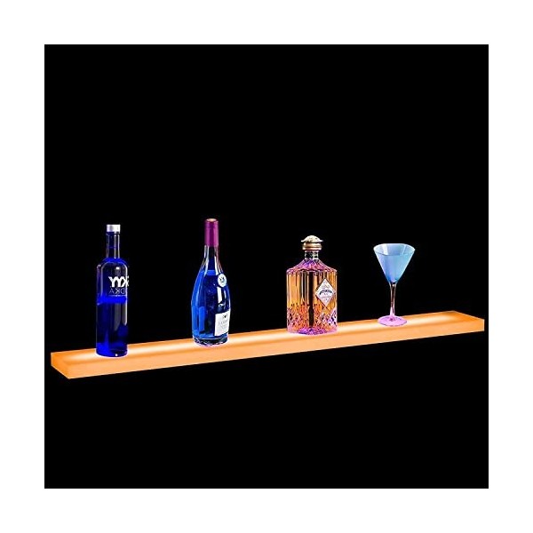 Présentoir à Bouteilles Bar Liqueur Casier à vin éclairé 3 étapes Porte-Bouteilles de vin à LED Casiers à vin éclairés avec t