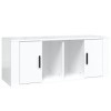 VEEKI Meuble TV, Meuble TV Suspendu, Meuble TV Industriel, Meuble TV Bois, Meuble Chambre, Convient pour Salon ou Chambre, Bl