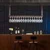 Étagère de plafond pour casier à vin, casier à vin suspendu, casier à verres à vin, cintre de bar de luxe léger/casier à vin/